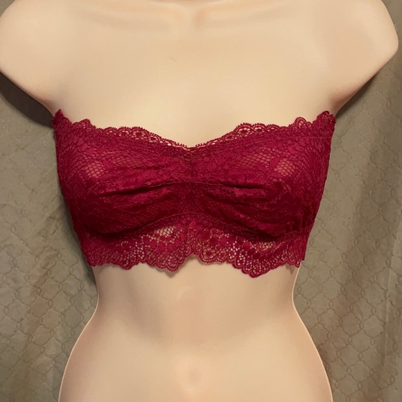 Free people, Lacey Looks Bra, Red, Medium - Picture 3 of 7